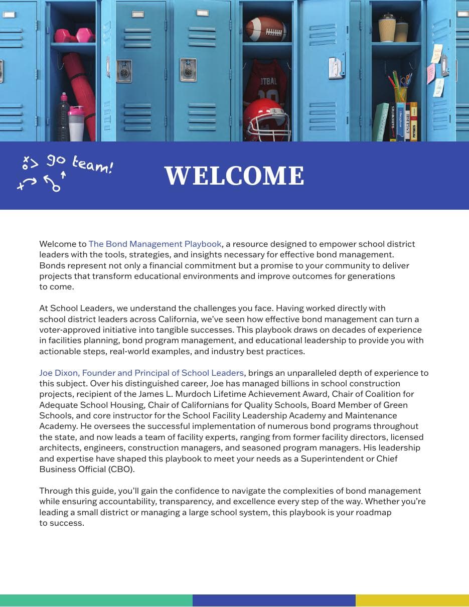 Bond Program Playbook — page 3