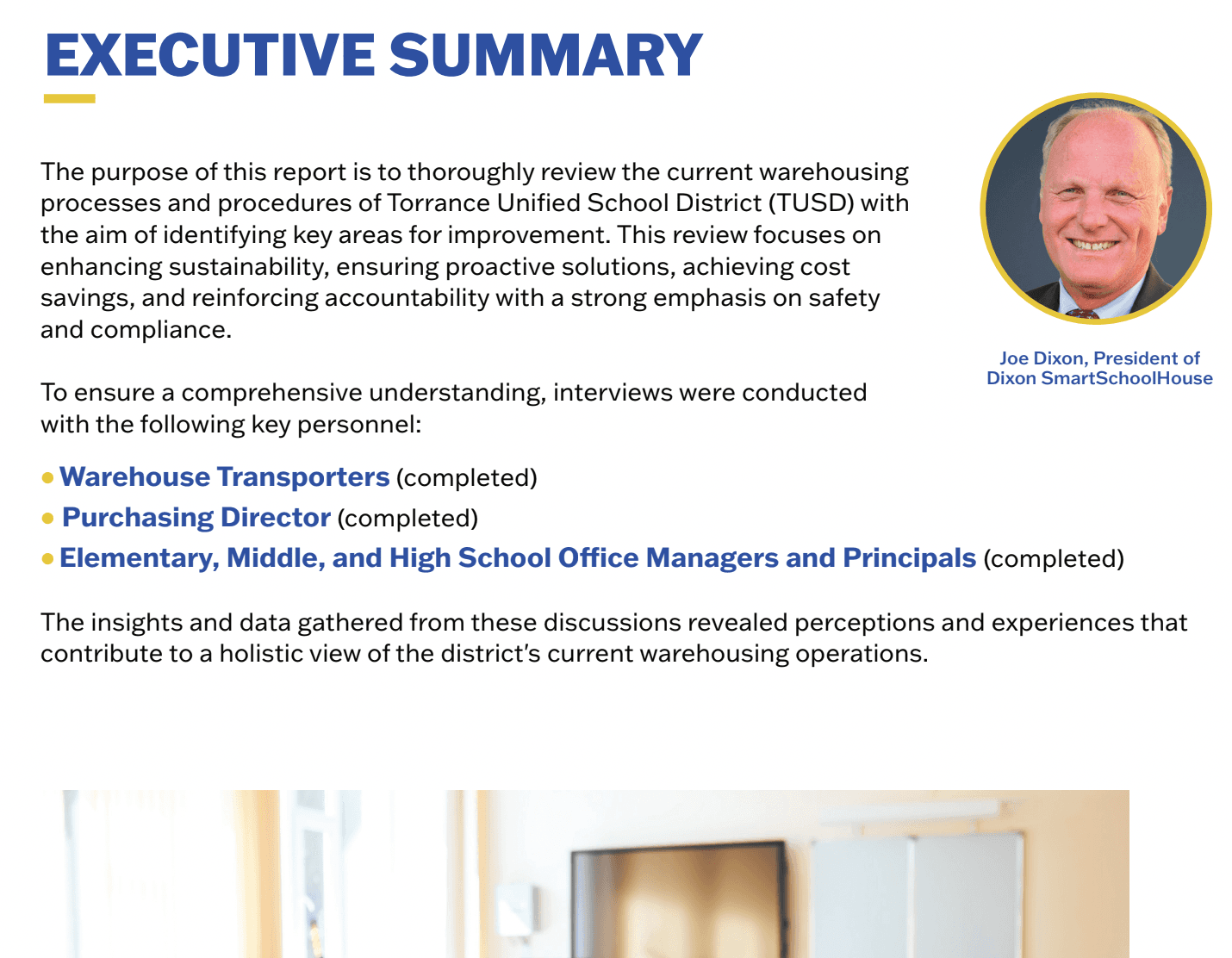 Torrance Unified School District Warehousing Systems and Efficiency Report — additional image